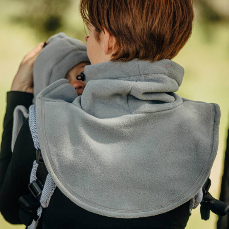 Lennylamb Cache-col Pour Deux en Polaire Gris