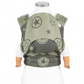 Fidella Fly Tai Outer Space Vert Porte-bébé meï-taï taille bébé