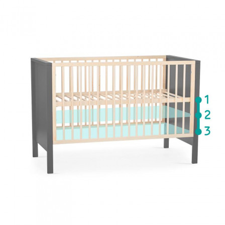 KinderKraft Lunky - baby cot for many years