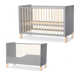 KinderKraft Nico - Lit bébé évolutif en bois