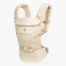 Ergobaby Adapt Cool Air Mesh Flowers Blue - baby carriers-Scalable