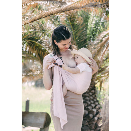 Sukkiri-Pale-Pink - Scarf Sling Booster & Aquatic