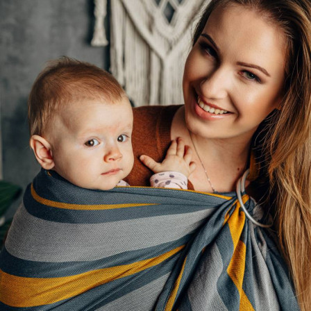 Lennylamb Sling Smoky Honey - baby carrier Sling