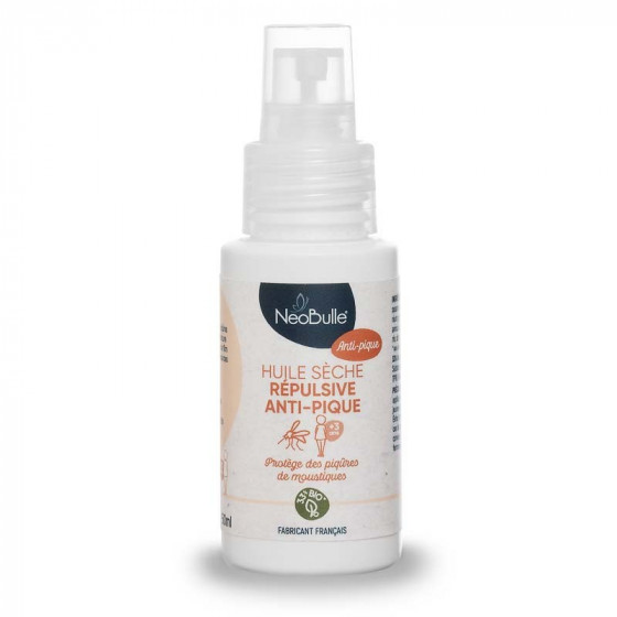Huile sèche répulsive Anti-pique 3 ans et plus Néobulle