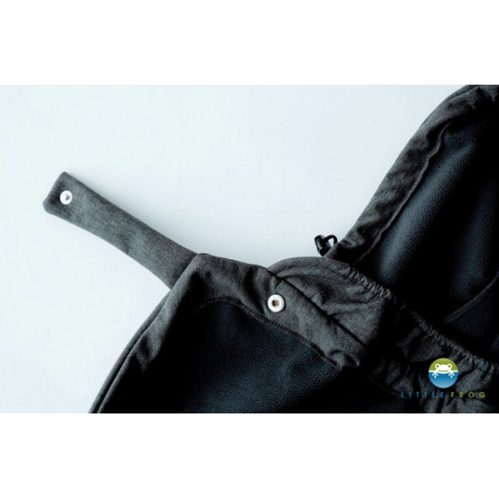 Little Frog Baby Cover Softshell - Noir