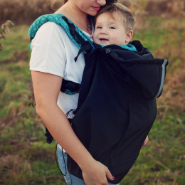 Little Frog Baby Cover Softshell - Noir