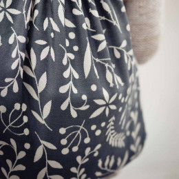 Limas sac à cordon – Flora Cool Grey