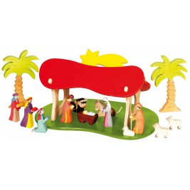 Vache debout noire Holztiger
