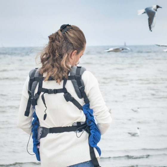 Housse de portage Bleu Lennylamb - couverture de portage