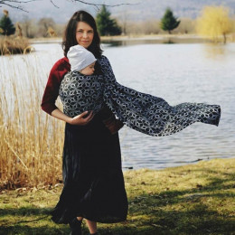 Ring Sling Carbon Edelweiss Little Frog