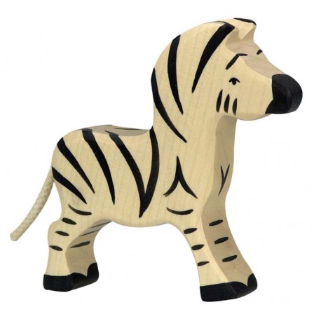 Vache  debout  noire Holztiger