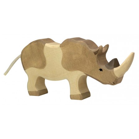 Vache  debout  noire Holztiger