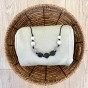 Love And Carry Monochrome Silicone Teething necklace