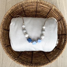 Love And Carry Sky Collier de portage en silicone alimentaire