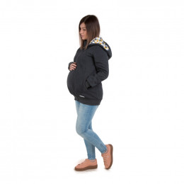 Naturiou Babywearing Sweat Graphite Mustard
