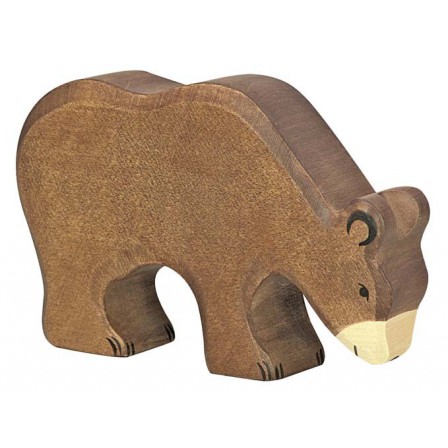 Vache  debout  noire Holztiger