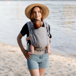 Love and Carry ONE + Cool Grey - Porte-bébé physiologique