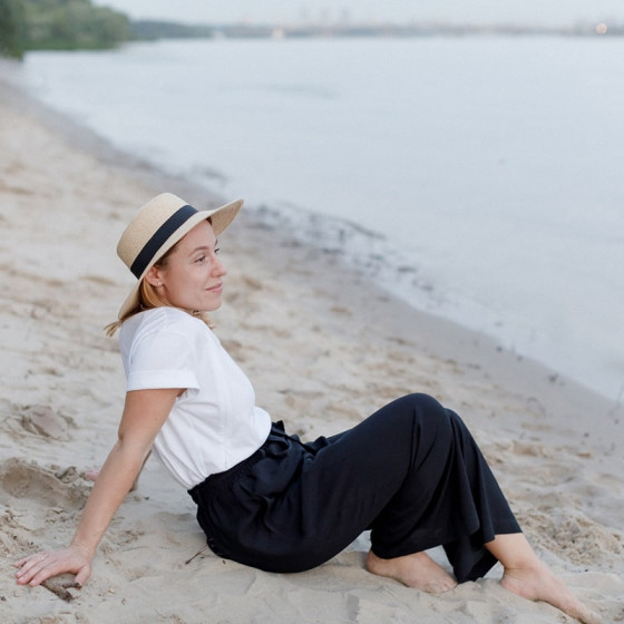 Love And Carry Pantalon large de grossesse taille haute Love and Carry