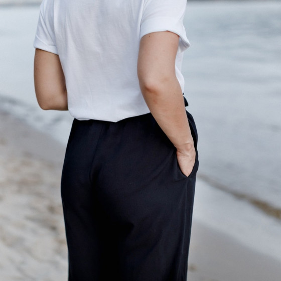 Love And Carry Pantalon large de grossesse taille haute Love and Carry