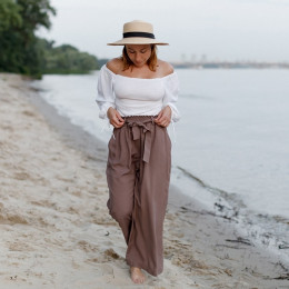 Love And Carry Pantalon fluide de grossesse taille haute