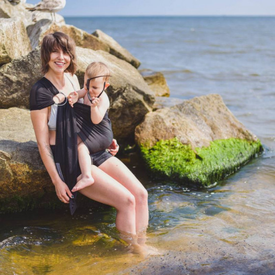 LennyLamb Water RingSling - Écharpe Sling de Piscine - Noir