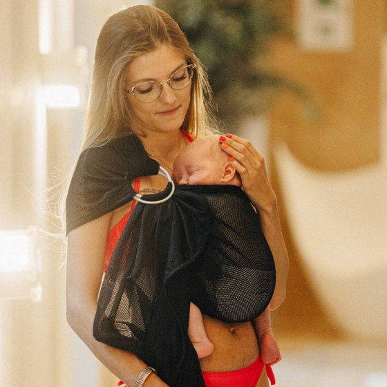 LennyLamb Water RingSling - Écharpe Sling de Piscine - Noir