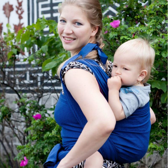 Storchenwiege Leo Marine Wrap