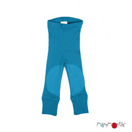 ManyMonths Longies Legging en laine avec patchs genoux - Mykonos Waters