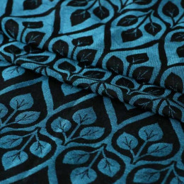 Yaro Slings La Vita Blue-Black Linen - Ring Sling