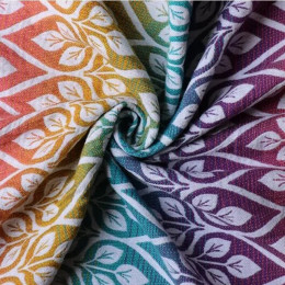 Yaro La Vita Trinity Caribbean Rainbow Tencel Linen - Ring Sling Tissé