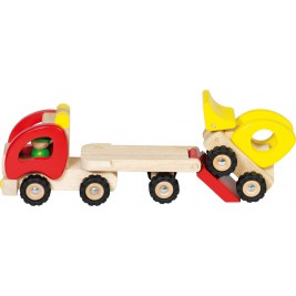 Camion-poubelle en bois par Goki