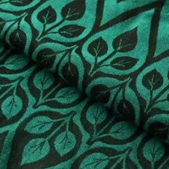 Yaro Slings La Vita Emerald-Black - Écharpe de portage tissée