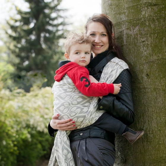 Yaro La Vita Light-Grey - Écharpe de portage tissée