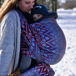 Yaro Slings La Vita Trinity Lavender Rainbow High Wool - Écharpe de portage