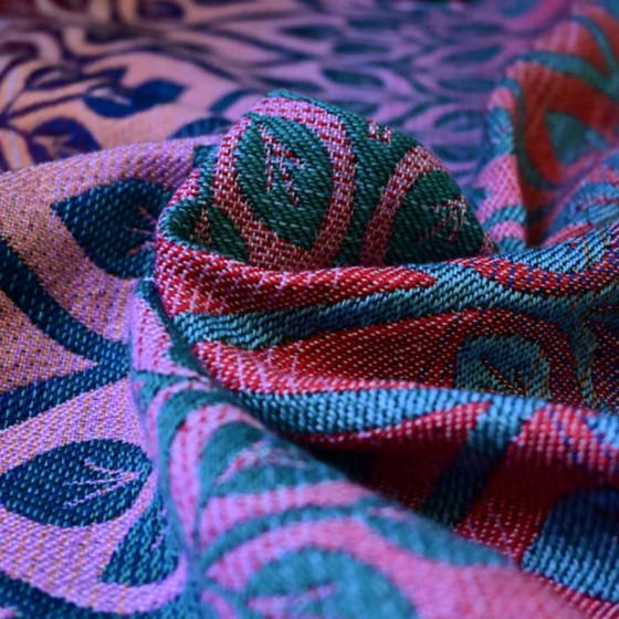 Yaro Slings La Vita Trinity Lavender Rainbow High Wool - Écharpe de portage tissée
