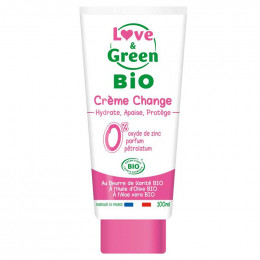 Love and Green Crème de change bio sans oxyde de zinc
