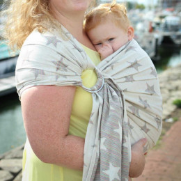 Yaro Stars Random 01 - Ring Sling Tissé
