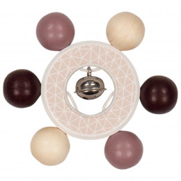 Touch ring spinning top with pearls