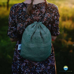 Green Linen Harmony sac de rangement