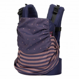 Emeibaby Easy Babysize Hearts Stripes Blue - Porte-bébé dès la naissance