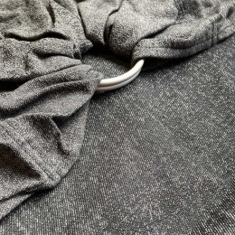 Yaro Slings Jeans Grey Black - Ring Sling