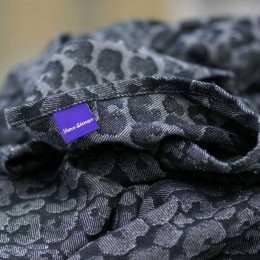 Yaro Slings Pussycat Black Grey - Ring Sling