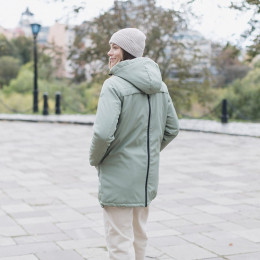 Love and Carry Coat babywearing and pregnancy V2 Black