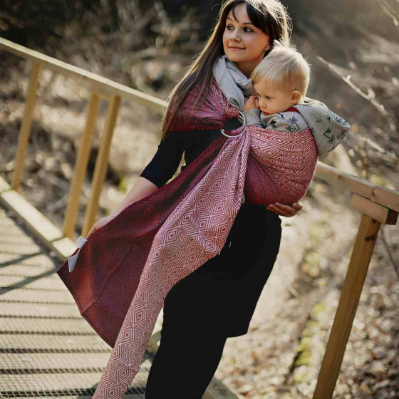 Little Frog Ring Sling - Ruby Cube