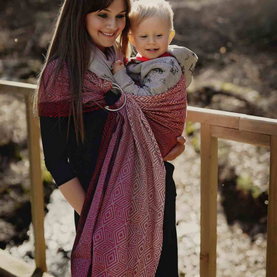 Little Frog Ring Sling - Ruby Cube