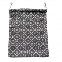 Naturioù Coquillage - Sac à cordon en bambou tissu jacquard