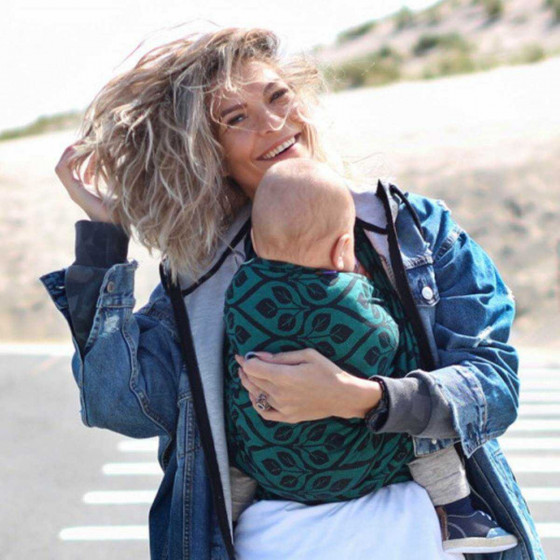 Yaro Slings La Vita Emerald-Black - Ring Sling