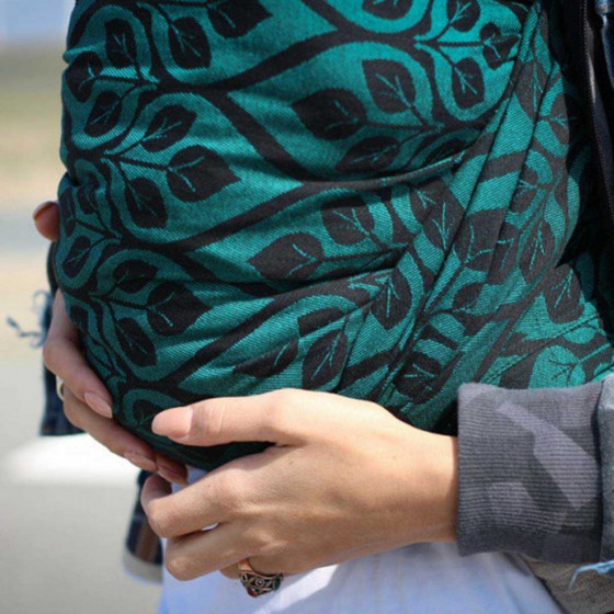 Yaro Slings La Vita Emerald-Black - Ring Sling