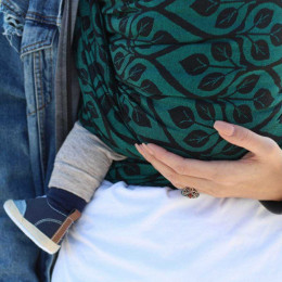 Yaro Slings La Vita Emerald-Black - Ring Sling