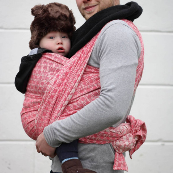 Yaro Basket Red - Ring Sling Tissé